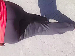 Fat booty white mature walking