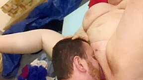 Fat granny fucked missionary and creampied