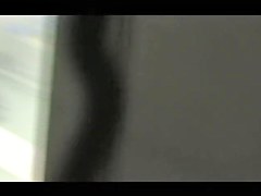 Fat wife on the shower with great shaggy boobs