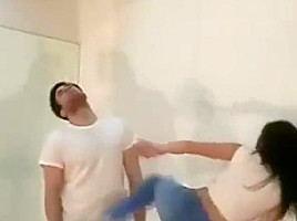 Feet kick face