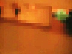 Fem sitting on toilet spied in cam from below