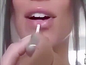 Femdom Mistress Lipstick Fetish JOI