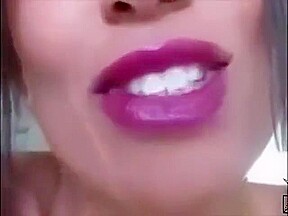 Femdom Mistress Lipstick Fetish JOI