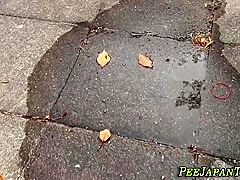 Fetish Asian Pees Outside