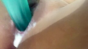 Filipina Babe Solo Masturbating + Pillow Humping + Twerking + Creamy Pussy
