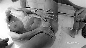 Filthy Blonde Kinuski Gets Soaked In Golden Piss During Gonzo 3on1 DP Gangbang SZ2938 (PEE) - PissVids
