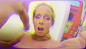 Filthy Blonde Kinuski Gets Soaked In Golden Piss During Gonzo 3on1 DP Gangbang SZ2938 (PEE) - PissVids