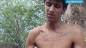 First My Tongue In His Ass Lock Then Fucked