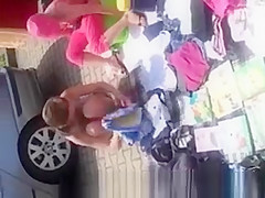 Flea market seller