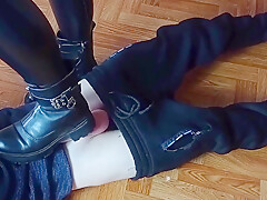 Foot Fetish Domination From Girls In Boots