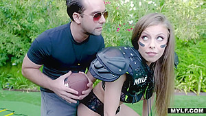 Football Fan Milf Britney Gives Up Fanny