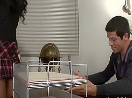 Footjob Addict - Esmi Lee Earns An A+ With A Foot Job