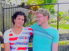 Freddys long uncut cock ram into twinks tight butt hole