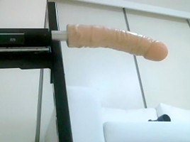 Fuck machine for a hot Latina slut