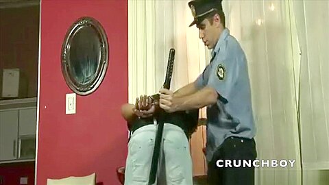 Fucked hard by the guardian of the in uniform - StraightFuckingBoy