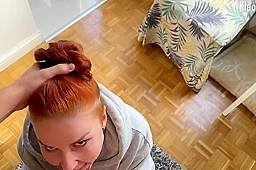 Fucking My Beautiful Wife On The Table And Cumming Inside  Kleomodel