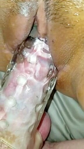 Fucking with penis sleeve