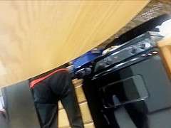 GILF WITH A VPL AND WEDGIE