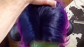 Gamora Gags On Quills Cock - Deepthroat Facefuck