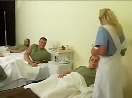 Gangbang in Military Hospital Starring Bibi Fox