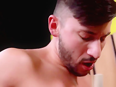 Gay jock rides cock raw