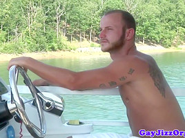 Gay sailor outdoor orgy with Chip Young