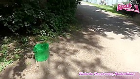 German darling is excited about having a mmf threesome while her boyfriend is at work
