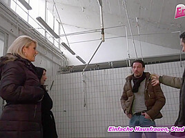 German public foursome meet and fuck amateur groupsex in lostplace
