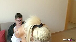 German teen 18+ Anni Seduce Old Guy Pastor To Fuck At Repen