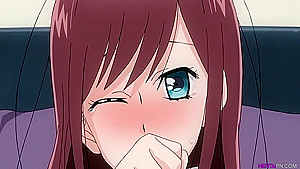 Girl gets a mouthful full of cum - Hentai Sex