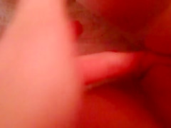 Girl plays with herself