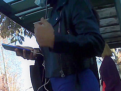 Girl sexy and public,