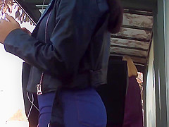 Girl sexy and public,