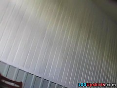 Girlfriend's strap upskirt clip