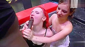 Girls soaked in piss