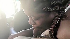 Giving head in the car pt 2