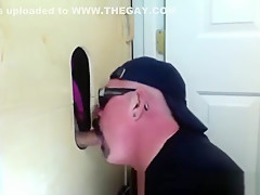 Gloryhole Suck Off Of Curious Married Guy
