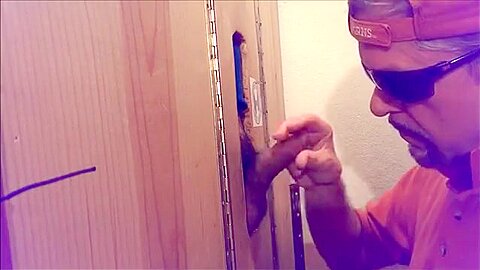 Gloryhole: Xtube friend boocharmer visits the gloryhole