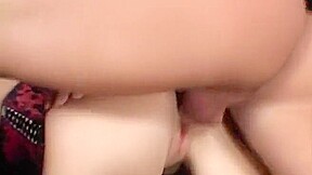 Good ass stripper taking two  Facial cumshot