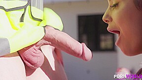 Grounded Teenage Slut Violet Starts Lets Delivery Man Fuck All of Her Holes GP2251 - PornWorld