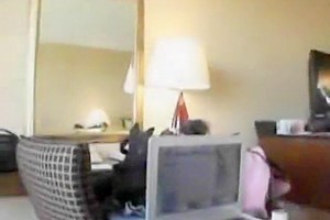Gurl with Huge Boner tries on Panties