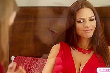 Hairy Stepdaughter Cums In Her Big Tits Milf Stepmoms Mouth With Samantha Hayes