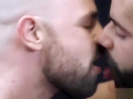 Hairy gay anal sex and cumshot