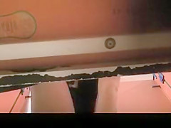 Hairy woman spied in change room