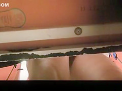 Hairy woman spied in change room
