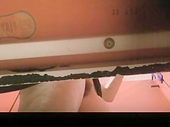 Hairy woman spied in change room