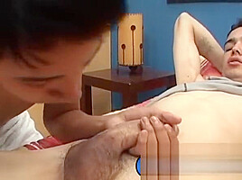 Handsome latino butt buddies have a bare fucking session