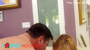 Hannah Hays - Flirts With Her Step dads Friend & He Cant Resist The Hot teen 18+ Nurse