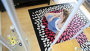Hannah Z in Casual - DownblouseJerk