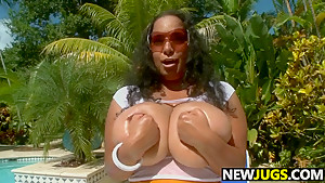 Hard dick for big tits babe Dinara